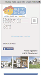 Mobile Screenshot of habitat-du-gard.org